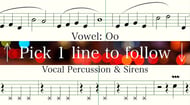 Choir Vocal Warm-up Video #5 Digital File MP4 Video Files cover